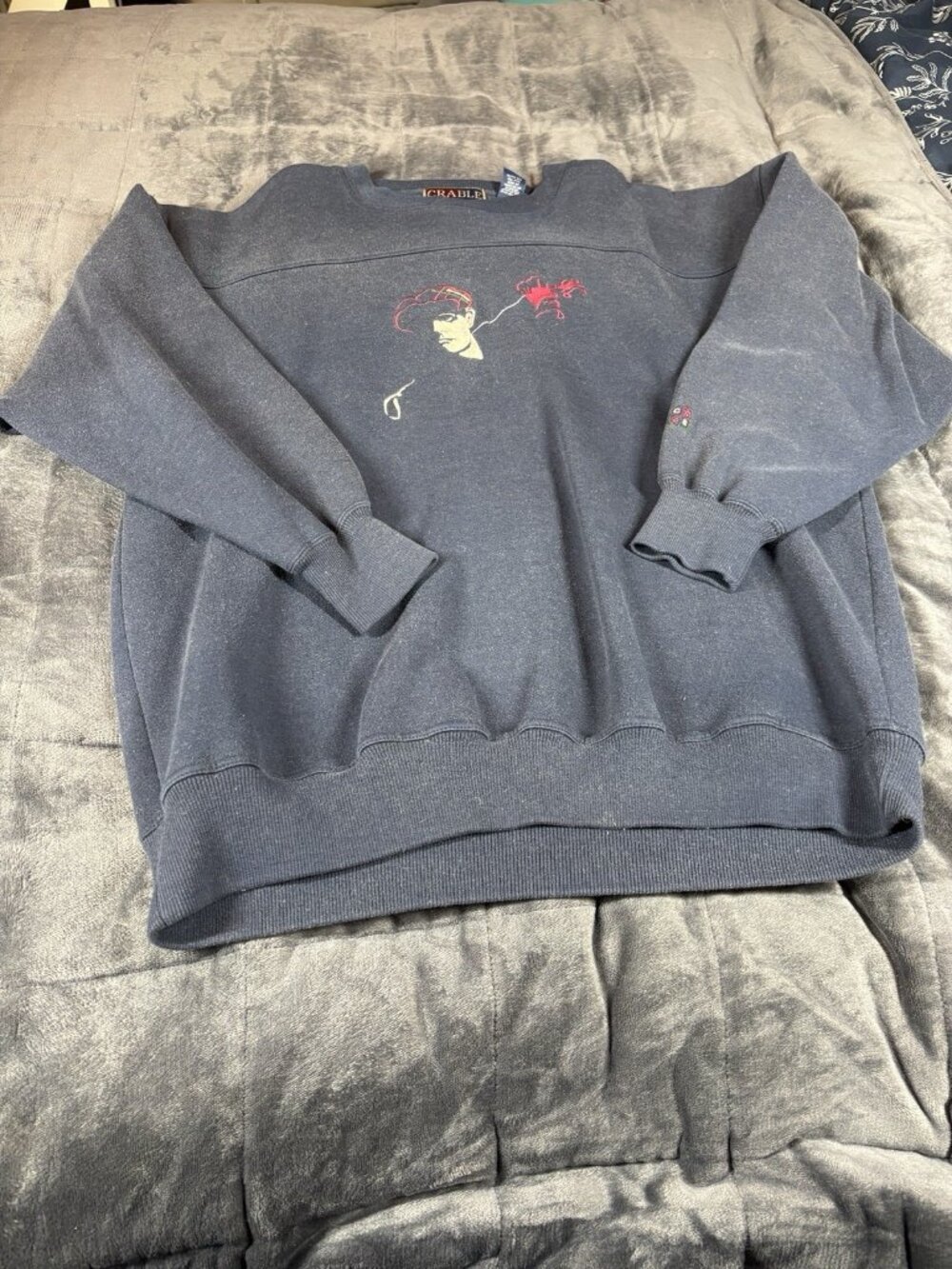 Vintage‎ GRABLE Embroidered Golf Pullover Sweatshirt Size XL
